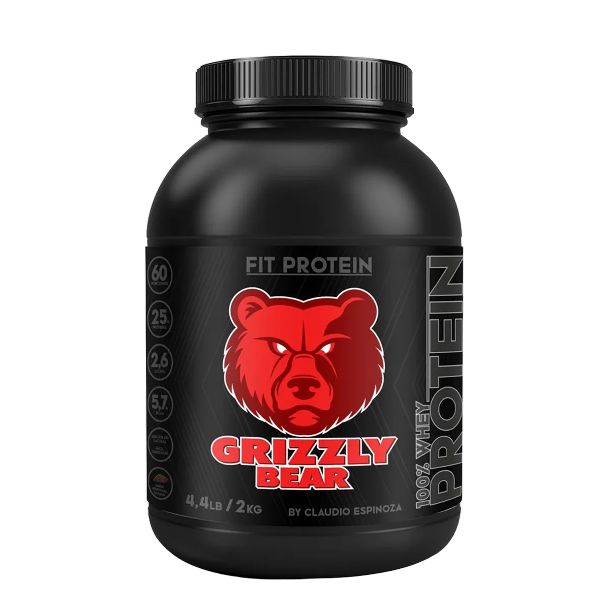 GRIZZLY - Proteína Grizzly Bears 2 kg  - Chocolate- 60 serv.
