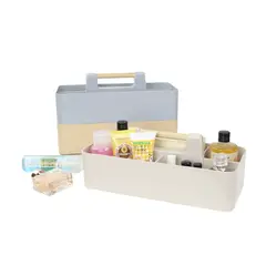 GENERICO - Caja organizadora apilable con manilla 8963 Blanco