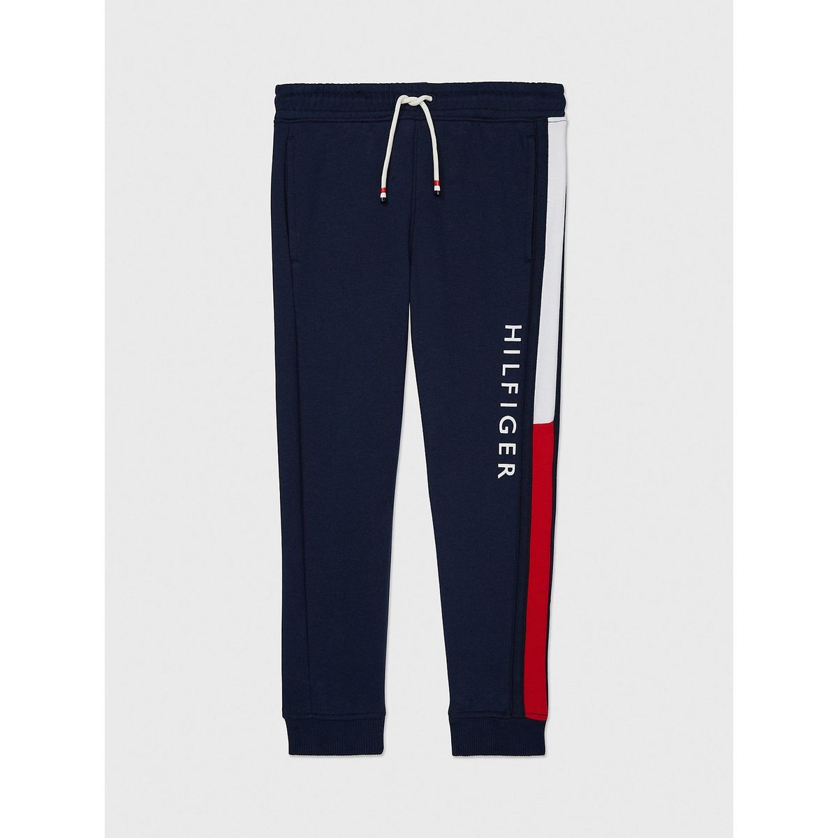 TOMMY HILFIGER - Joggers Adaptive Stripe Logo Azul Tommy Hilfiger