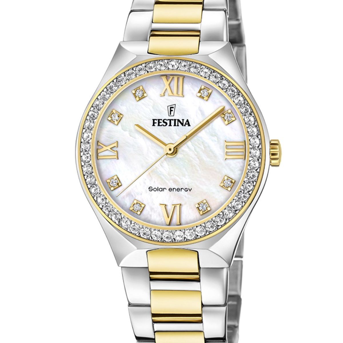 FESTINA - Reloj F20659/1 Festina Crema Mujer Solar Energy