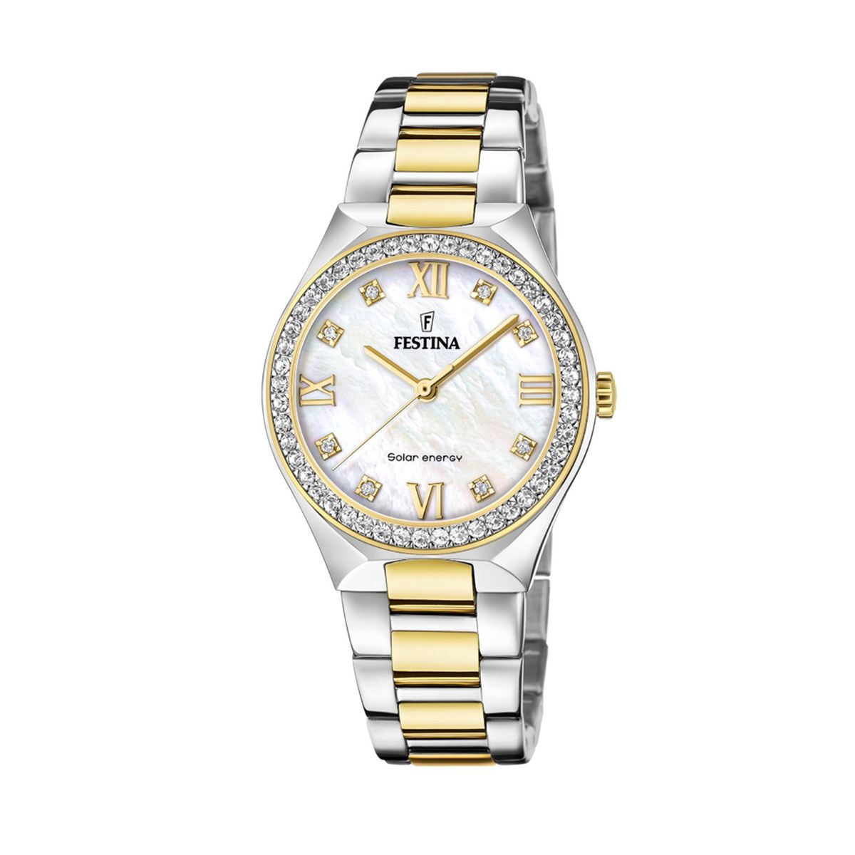 FESTINA - Reloj F20659/1 Festina Crema Mujer Solar Energy