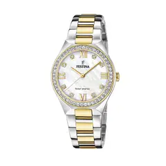 FESTINA - Reloj F20659/1 Crema Mujer Solar Energy