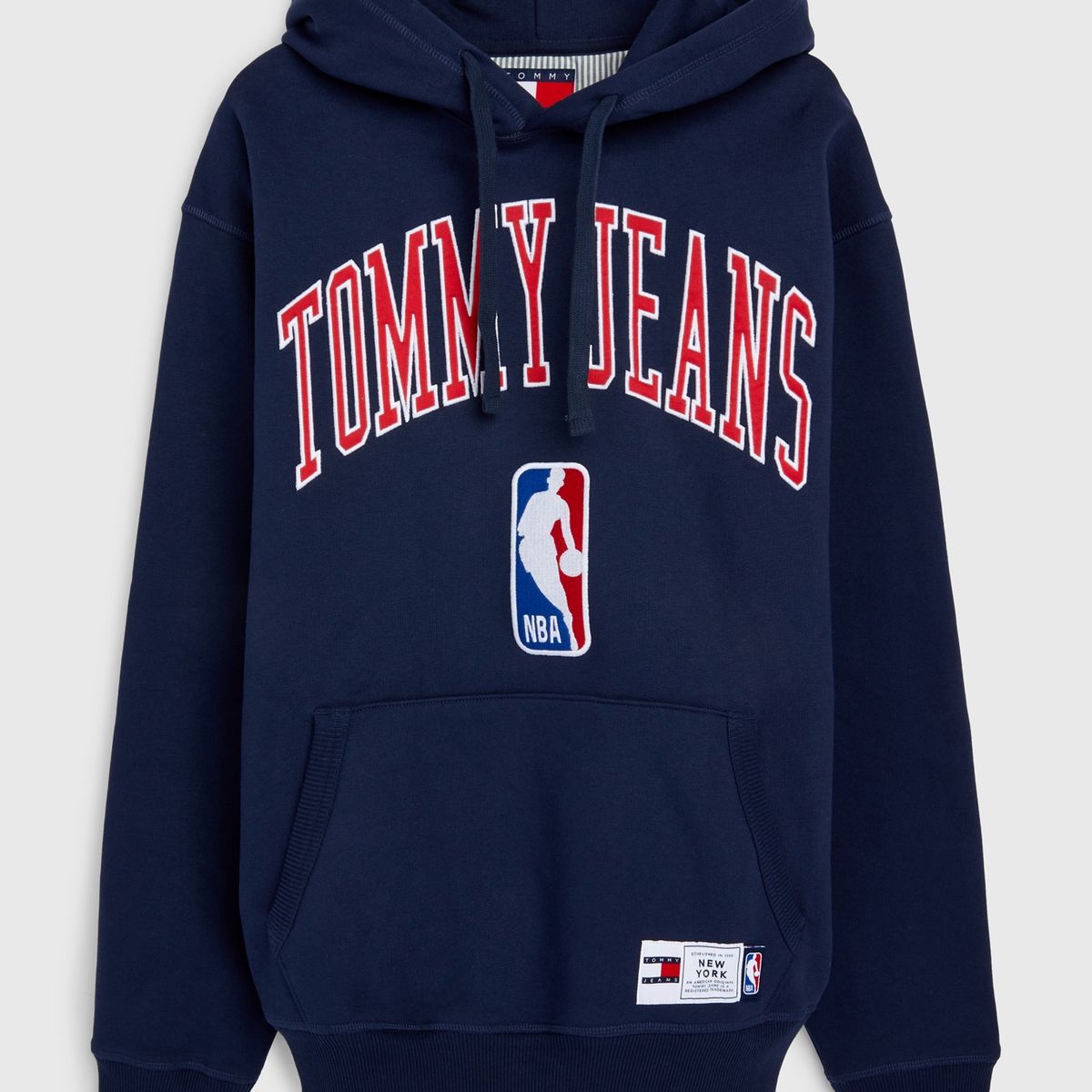 TOMMY HILFIGER - Polerón Tjm & Nba Logo Azul Tommy Jeans