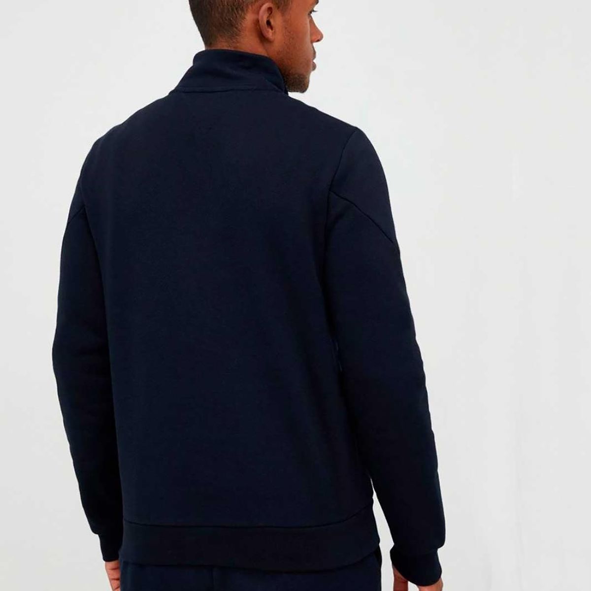 TOMMY HILFIGER - Polerón Sport Essential Con Cierre Azul Tommy Hilfiger