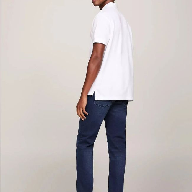 TOMMY HILFIGER - Polo Essential Regular Fit Blanco Tommy Hilfiger