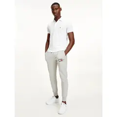 TOMMY HILFIGER - Polo Essential Regular Fit Blanco