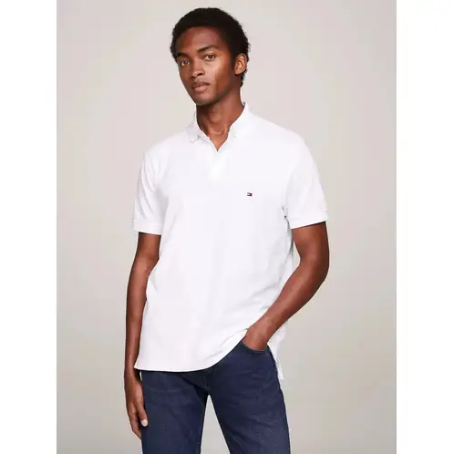 TOMMY HILFIGER - Polo Essential Regular Fit Blanco