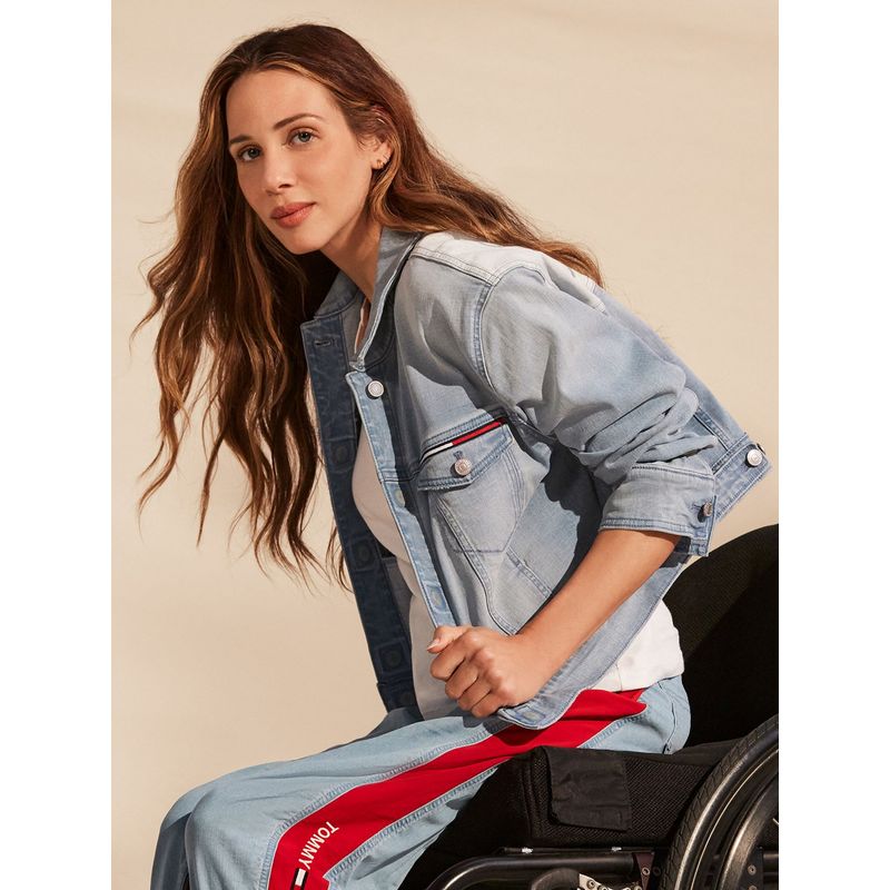 TOMMY HILFIGER - Chaqueta Adaptive Trucker Azul Tommy Hilfiger