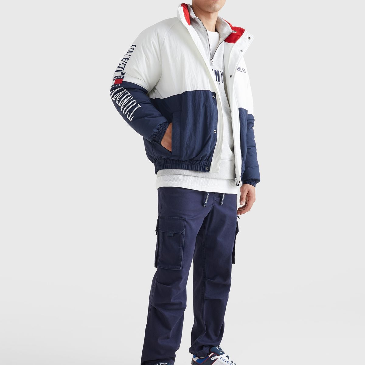 TOMMY HILFIGER - Chaqueta Archive Colorblock Azul Tommy Hilfiger