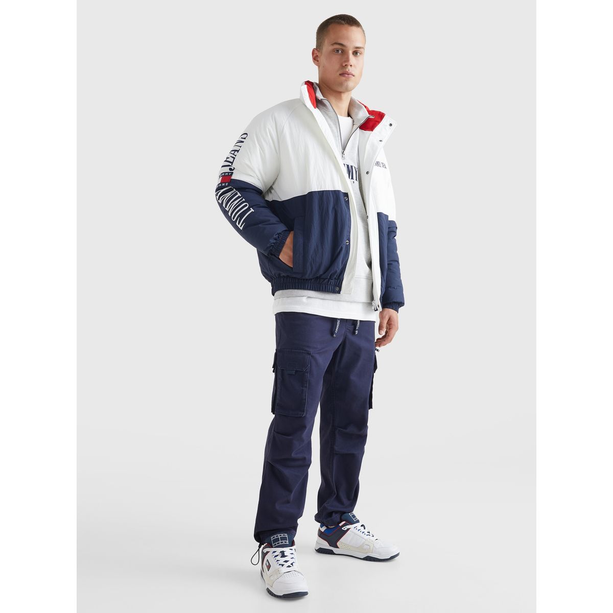 TOMMY HILFIGER - Chaqueta Archive Colorblock Azul Tommy Hilfiger