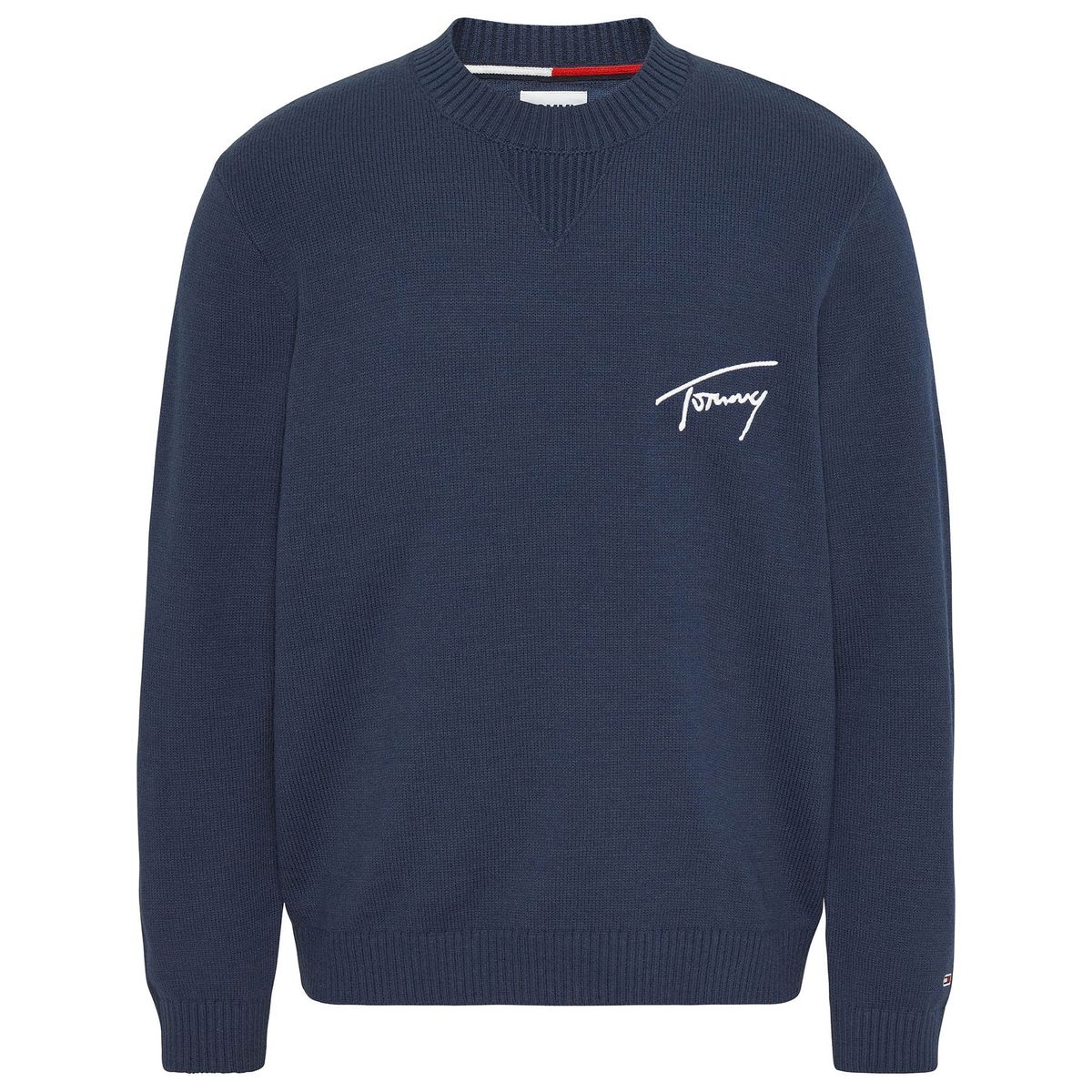 TOMMY HILFIGER - Sweater Logo Signature Azul Hombre