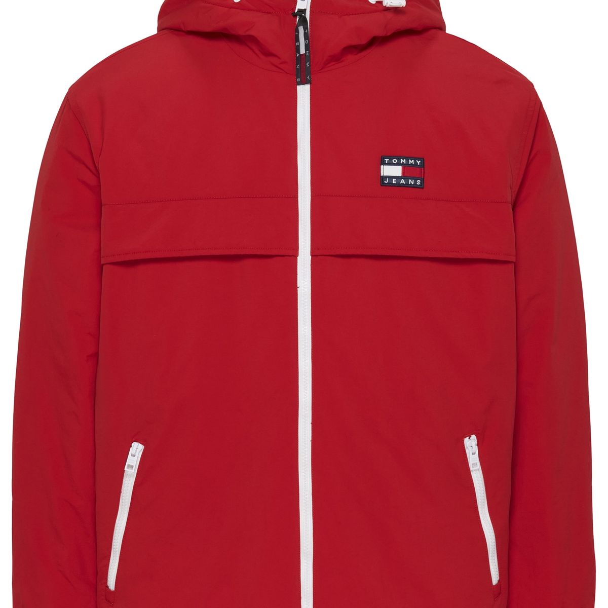 TOMMY HILFIGER - Chaqueta Solid Chicago Rojo Tommy Jeans