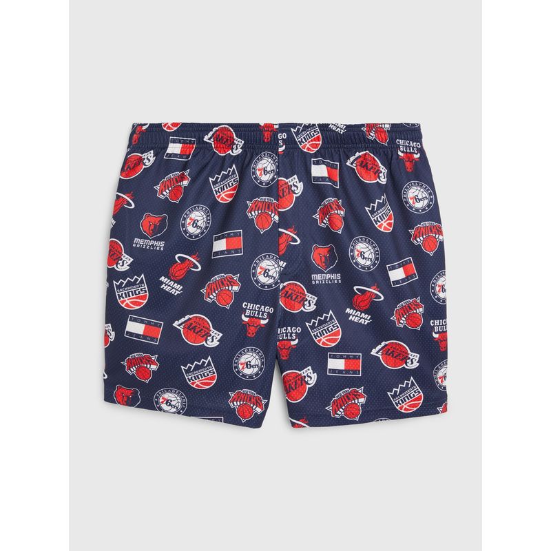 TOMMY HILFIGER - Short Tjm & Nba Logo Azul Tommy Jeans
