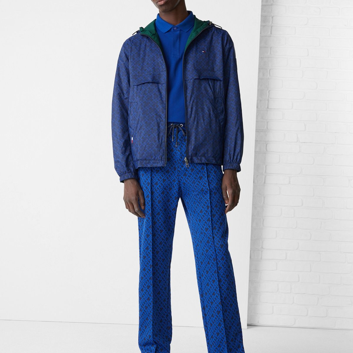 TOMMY HILFIGER - Chaqueta Monogram Reversible Azul Tommy Hilfiger