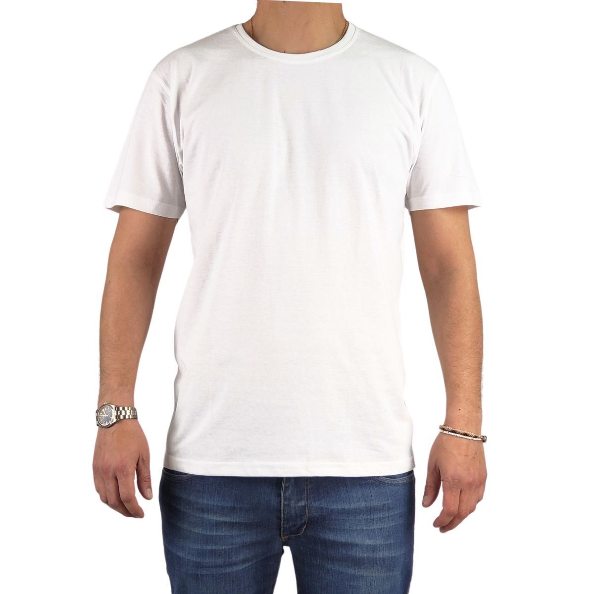 LOOK SHOP - Pack 3 Poleras Para Estampar Algodón Manga Corta Hombre 001