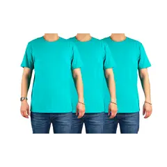 LOOK SHOP - Pack 3 Poleras Para Estampar Algodón Manga Corta Hombre 001
