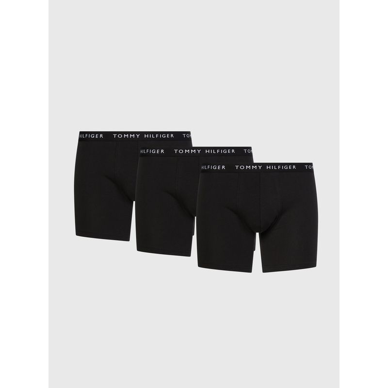 TOMMY HILFIGER - Pack De 3 Bóxers Waistband Logo Negro Tommy Hilfiger