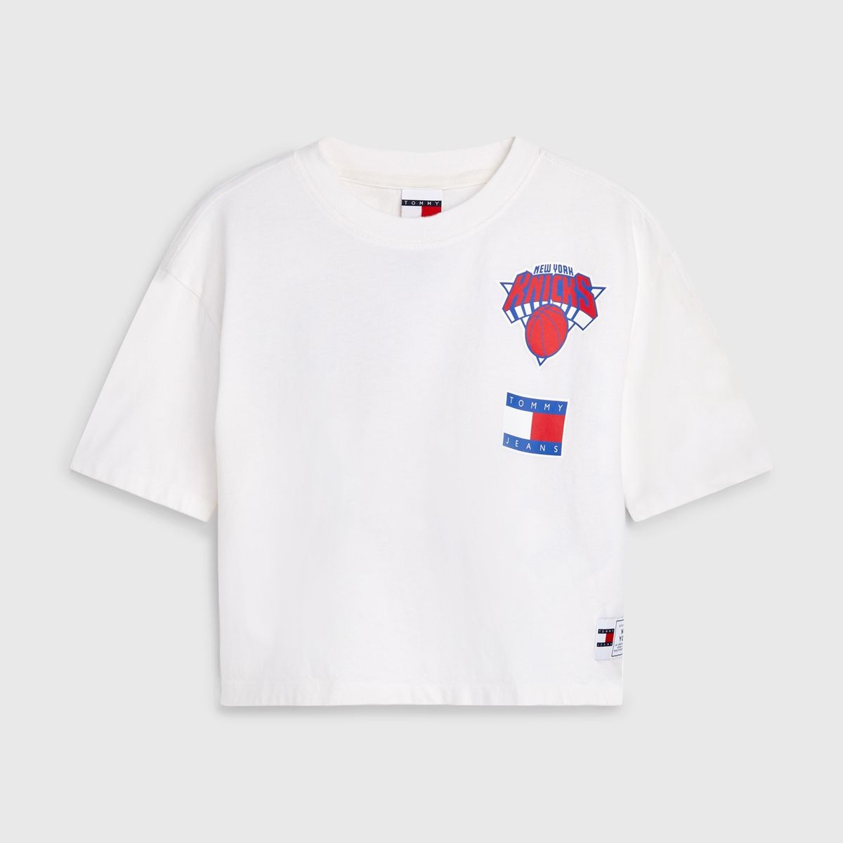 TOMMY HILFIGER - Polera Tjw & Nba New York Knicks Blanco Tommy Jeans