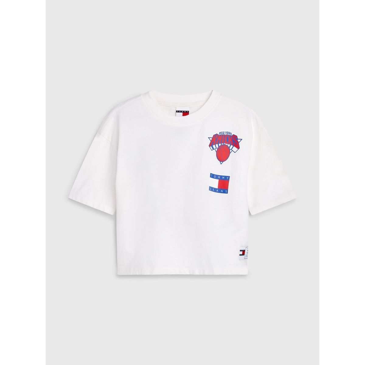 TOMMY HILFIGER - Polera Tjw & Nba New York Knicks Blanco Tommy Jeans