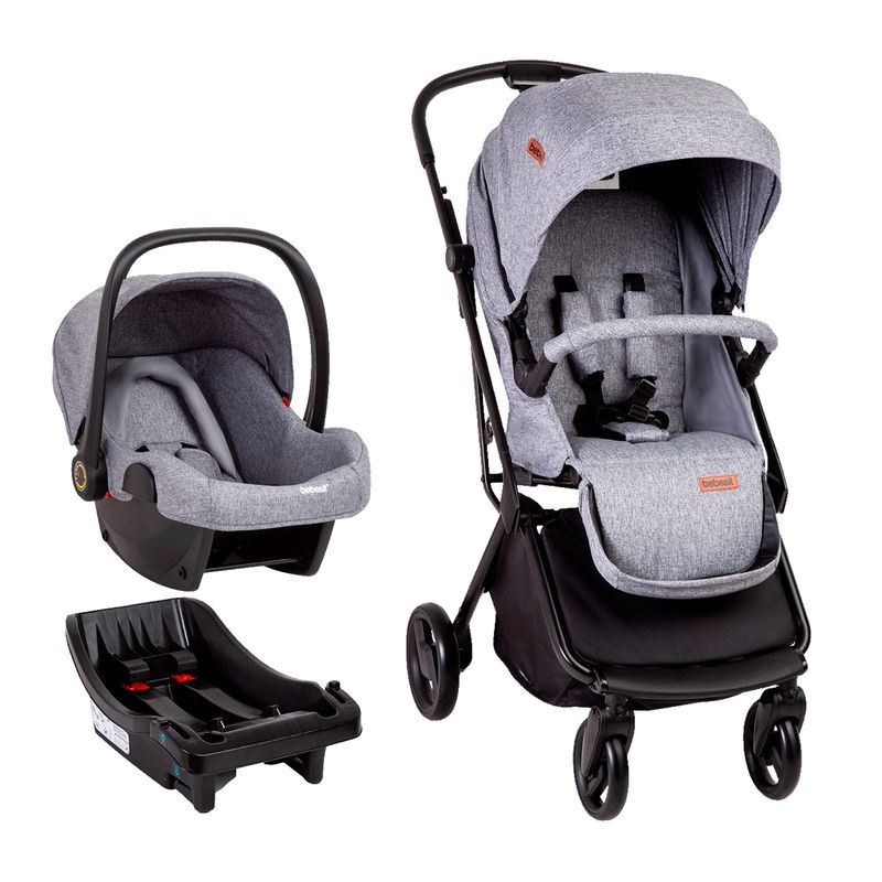 BEBESIT - Coche Travel System Swift 360 Gris Bebesit