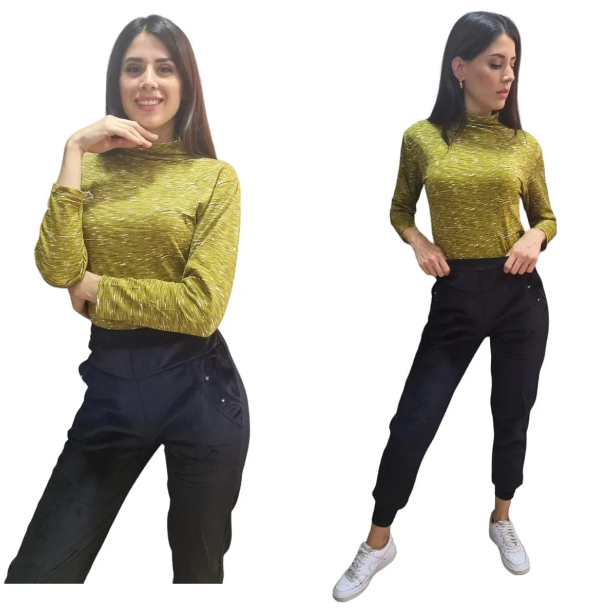 AGW - Pack 3 Camisetas Mujer Beatles Bambu Polar Jaspeados