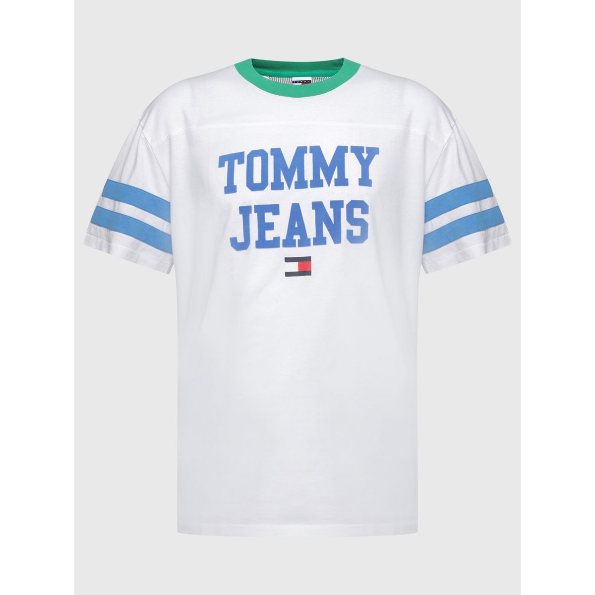 TOMMY HILFIGER - Polera Pop Rugby Blanco Tommy Jeans.