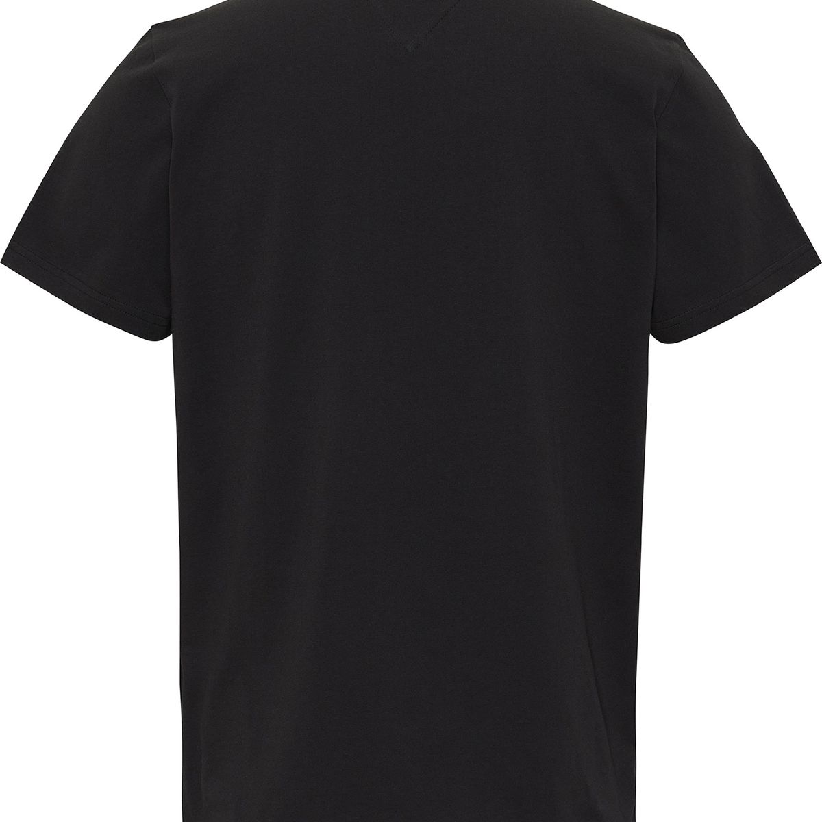 TOMMY HILFIGER - Polera Centered Logo Negro Tommy Jeans.
