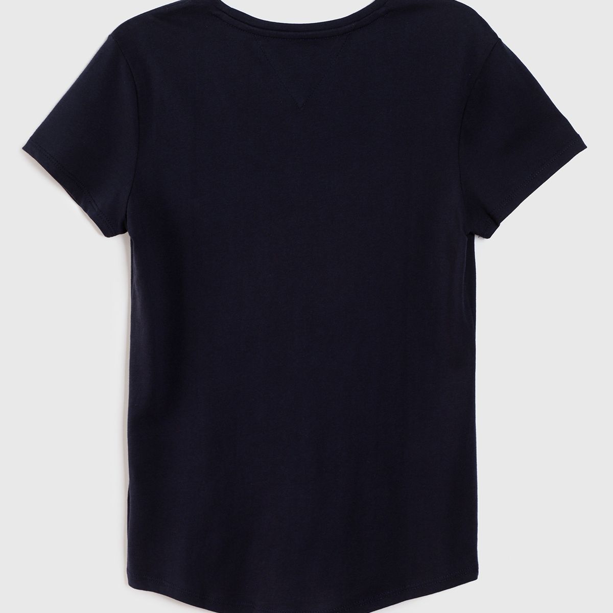 TOMMY HILFIGER - Polera Cotton Lettering Logo Azul Tommy Hilfiger