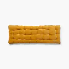 CALMA HOUSE - Cojin banqueta Velur Mostaza