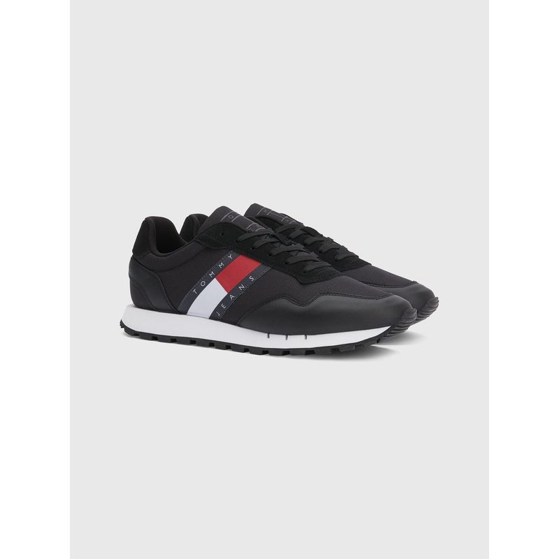 TOMMY HILFIGER - Zapatillas Retro Running Negro Tommy Hilfiger
