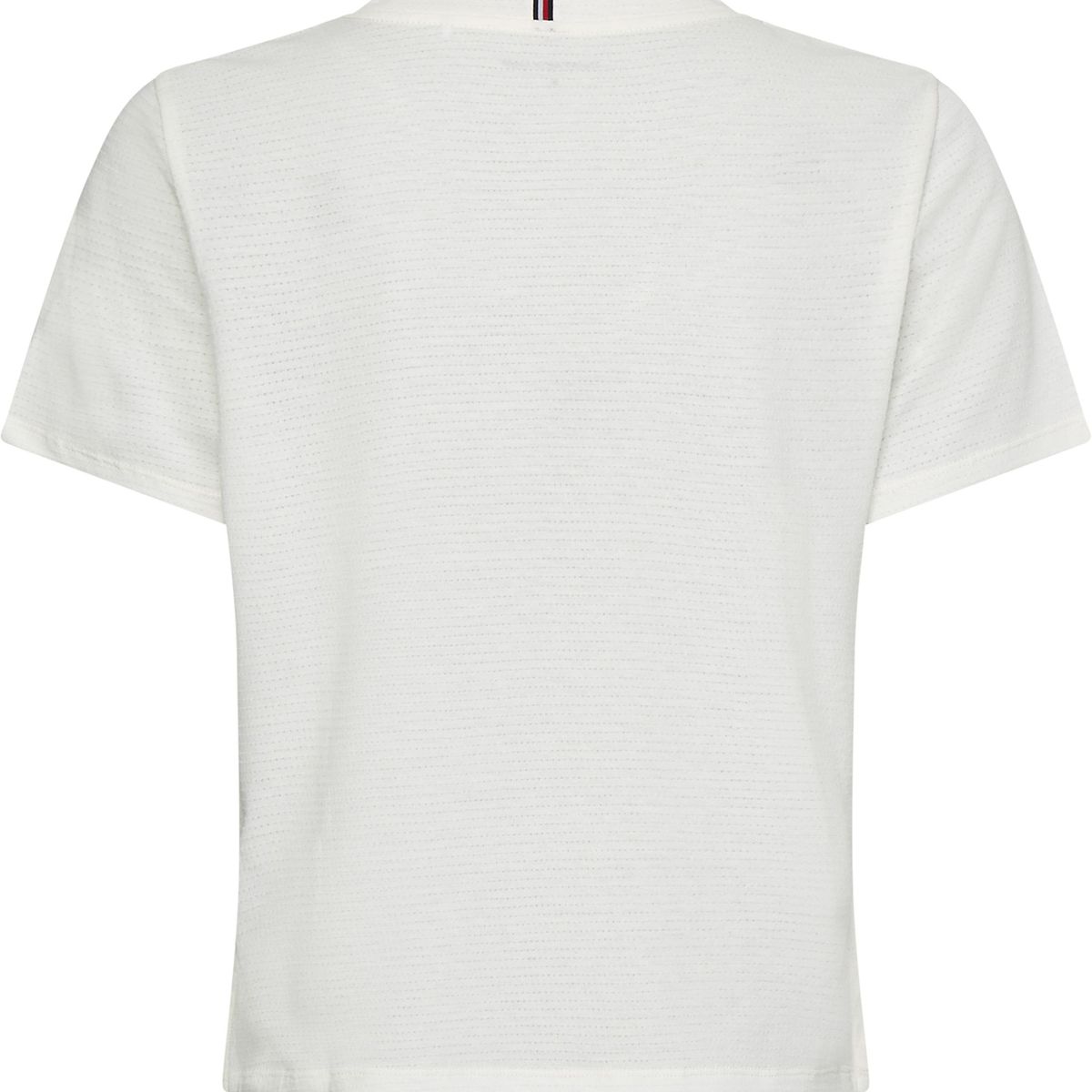 TOMMY HILFIGER - Polera Sports Essential Con Logo Blanco Tommy Hilfiger