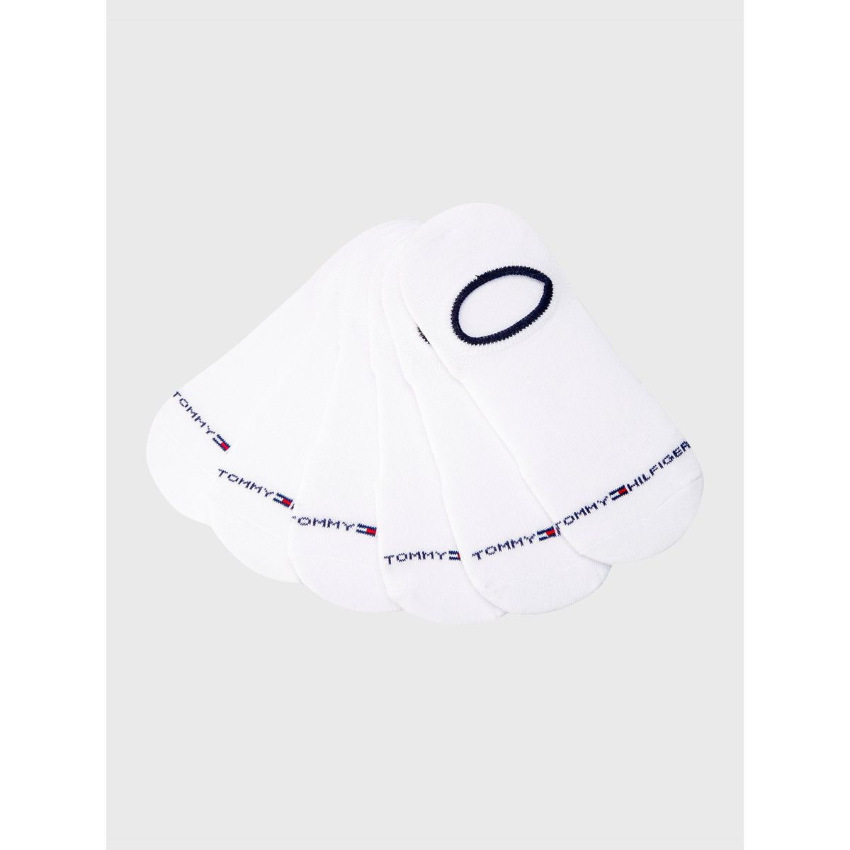 TOMMY HILFIGER - Pack De 6 Pares De Calcetines Sneaker Liner Blanco Tommy Hilfiger