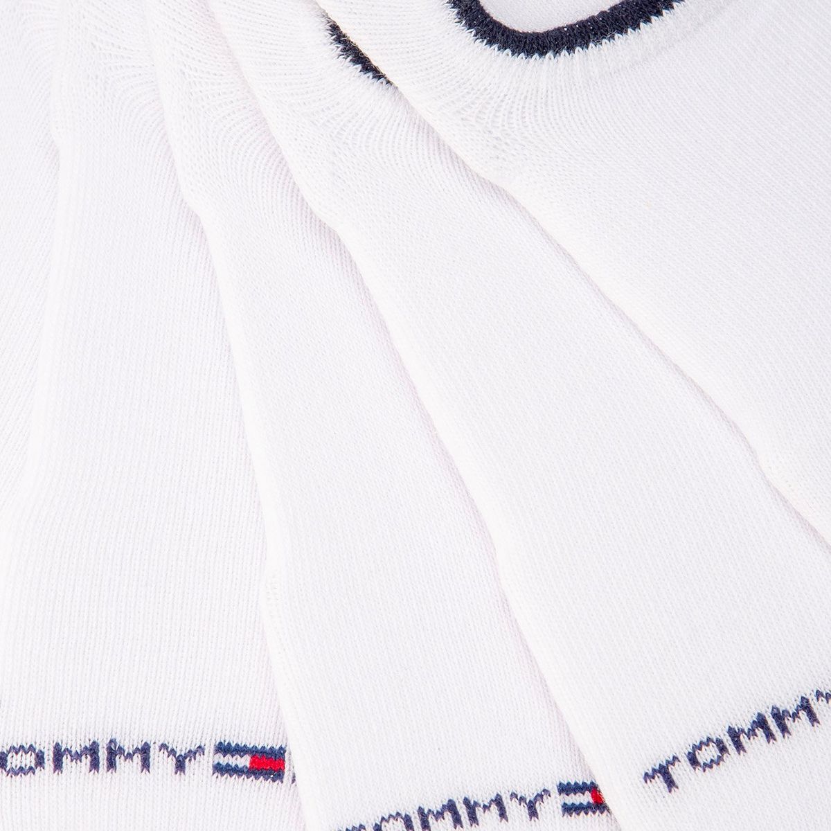 TOMMY HILFIGER - Pack De 6 Pares De Calcetines Sneaker Liner Blanco Tommy Hilfiger