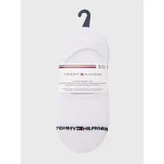 TOMMY HILFIGER - Pack De 3 Pares De Calcetines Liner Blanco