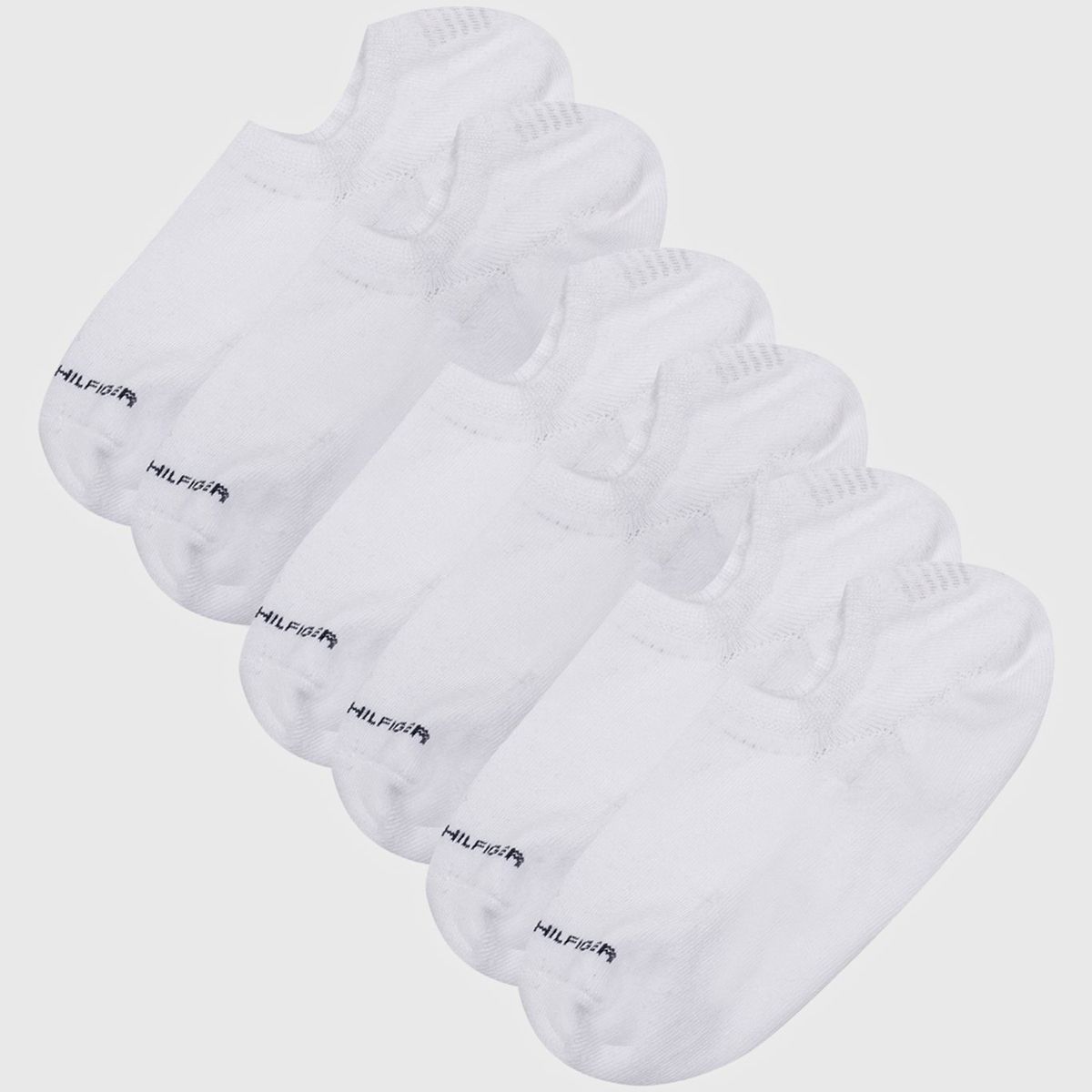 TOMMY HILFIGER - Pack De 3 Pares De Calcetines Sneaker Liner Gris Tommy Hilfiger