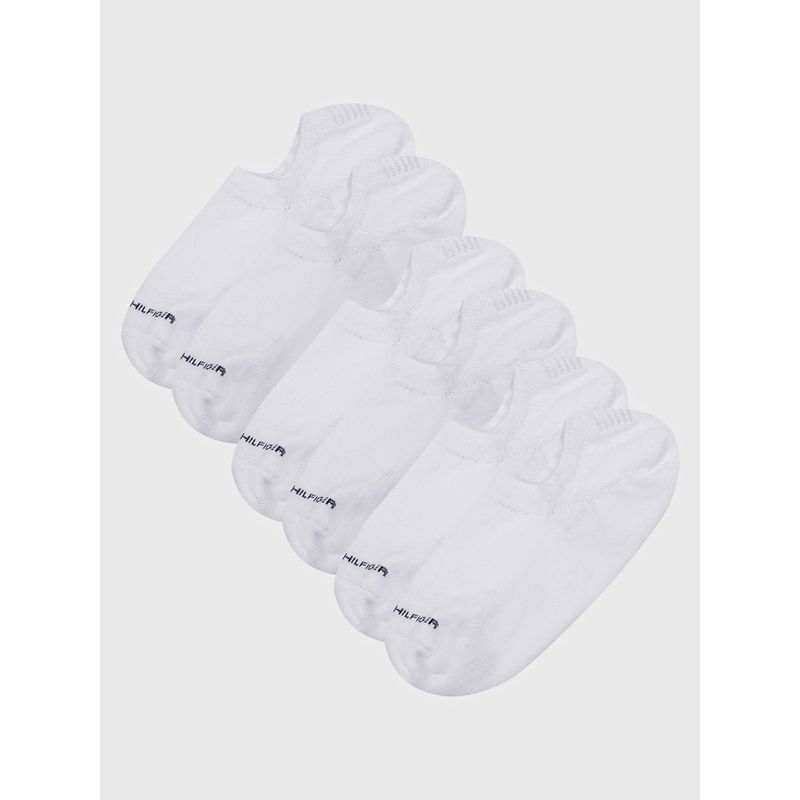 TOMMY HILFIGER - Pack De 3 Pares De Calcetines Sneaker Liner Gris Tommy Hilfiger