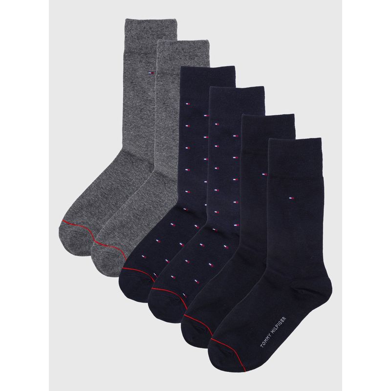 TOMMY HILFIGER - Pack De 3 Pares De Calcetines Essential Multicolor Tommy Hilfiger