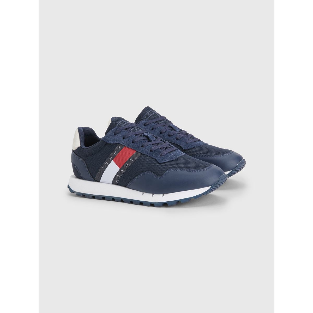 TOMMY HILFIGER - Zapatillas Retro Running Azul Tommy Hilfiger