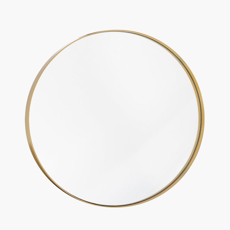 FORM DESIGN - Espejo redondo Lugano 80 cm Dorado envejecido Form
