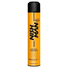 GENERICO - Laca NishMan Pro Styling Hair Spray 04 Extra Duro 400 ML