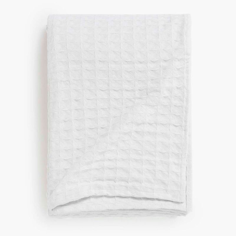 CALMA HOUSE - Cubrecama Panal 180x260 Blanco (cama 1 o 1 1/2 plazas) Calma House
