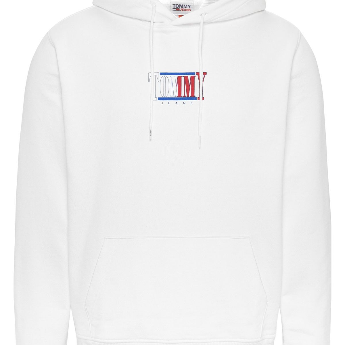 TOMMY HILFIGER - Polerón Hoodie Essential Graphic Blanco Tommy Hilfiger