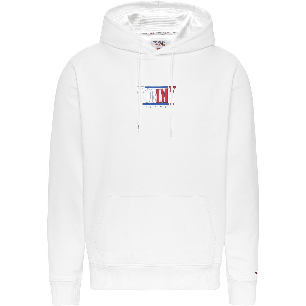 TOMMY HILFIGER - Polerón Hoodie Essential Graphic Blanco Tommy Hilfiger