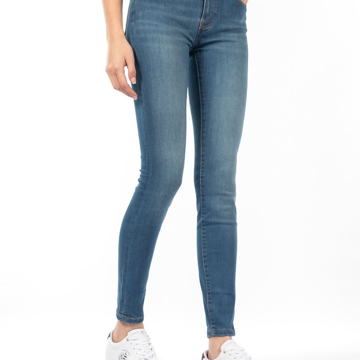 TOMMY HILFIGER - Jeans Flex Skinny Talle Medio Azul Tommy Hilfiger