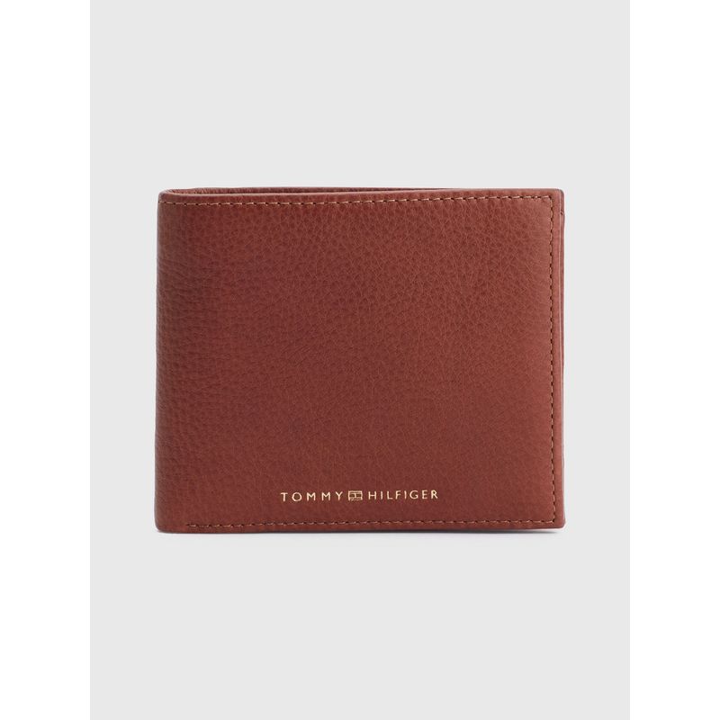 TOMMY HILFIGER - Billetera Essential Con Logo Café Tommy Hilfiger