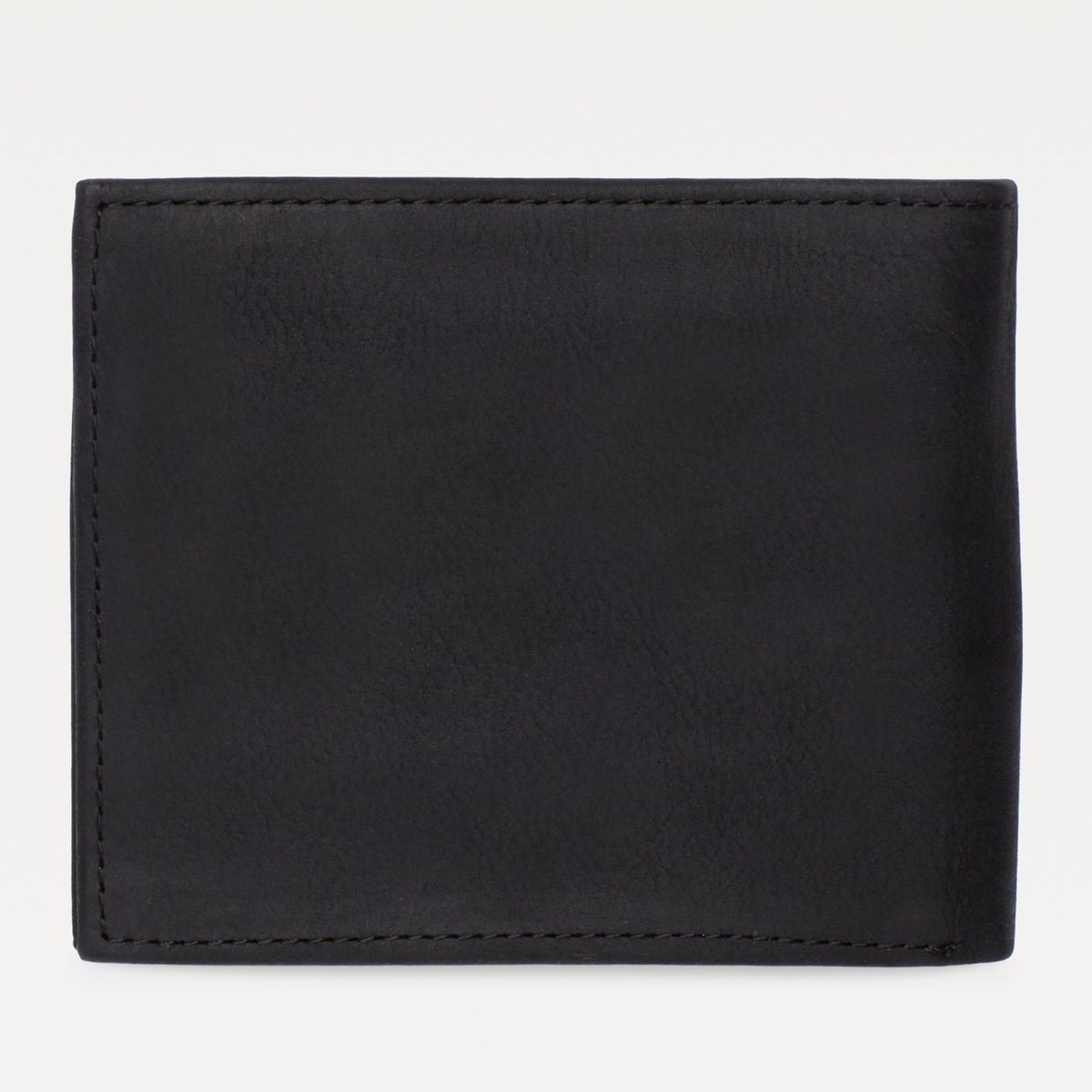 TOMMY HILFIGER - Billetera Johnson De Cuero Negro Tommy Hilfiger