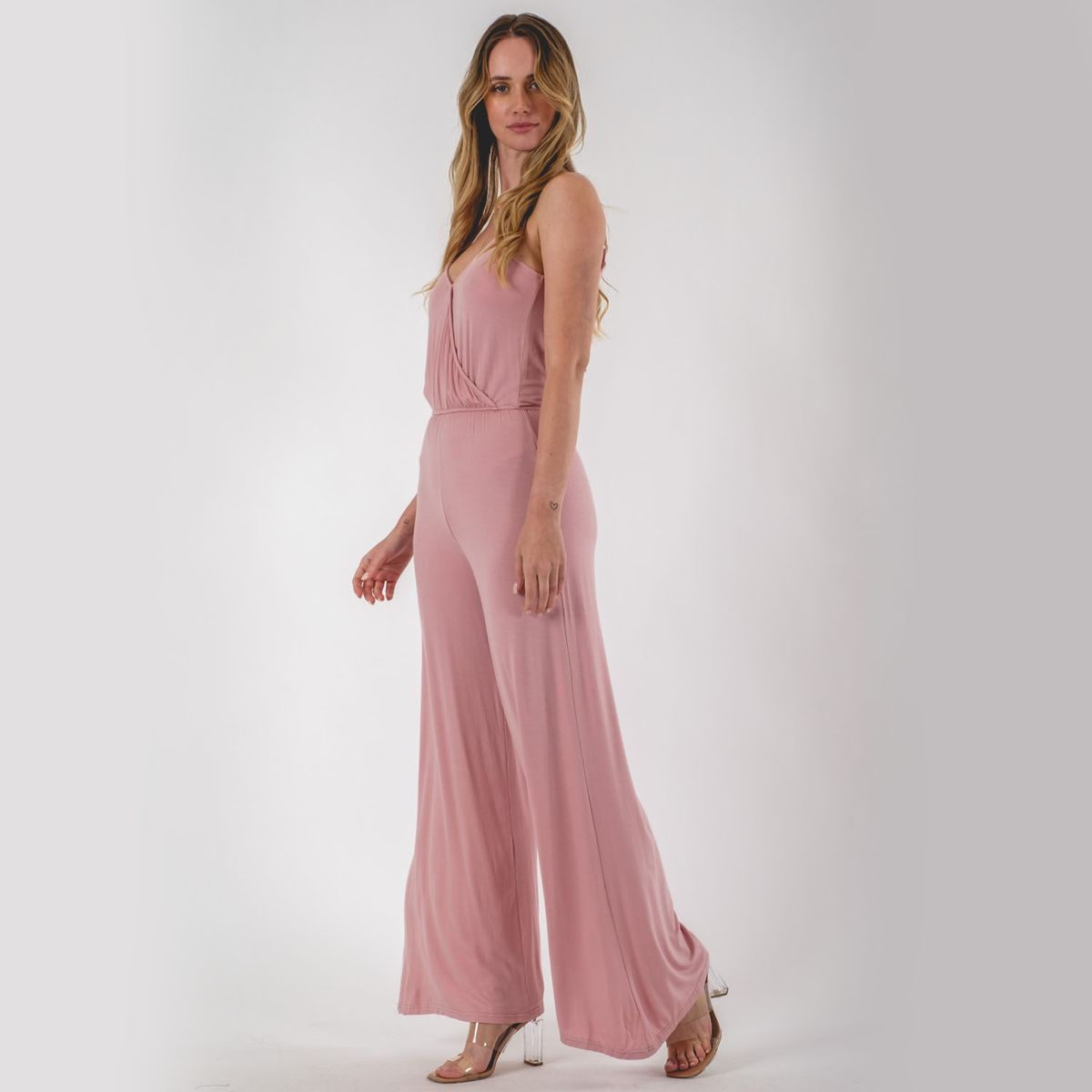 GUINDA - Enterito de algodón cruzado GUINDA Donata