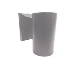 HB LEDS - Apliqué Simple Porta GU-10 Cilindro Kapelle Gris