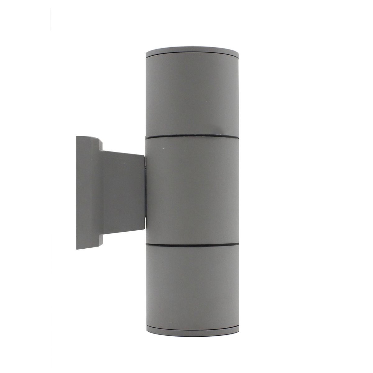 HB LEDS - Apliqué Doble Porta GU-10 Cilindro Kapelle Gris