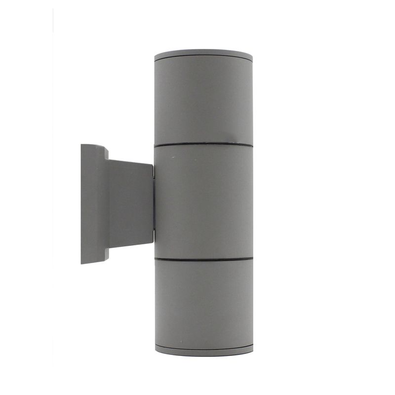 HB LEDS - Apliqué Doble Porta GU-10 Cilindro Kapelle Gris